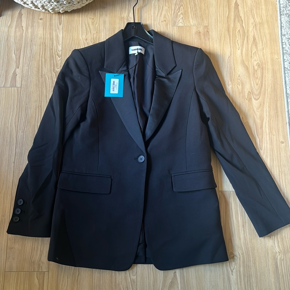 DYLAN TUXEDO JACKET, black